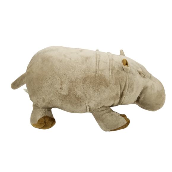 Disney Parks Conservation Hippopotamus Hippo Grey Plush Stuffed Animal Realistic - Picture 4 of 8
